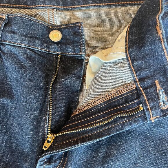 Old Navy Women's High-Waisted Barrel Ankle Jeans dark wash size 14 - Picture 13 of 14